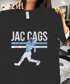 Jac Caglianone Slugger Swing T-Shirt Kansas City Royals