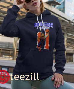 Jalen Brunson Captain Clutch New York Knicks Baseball TShirt