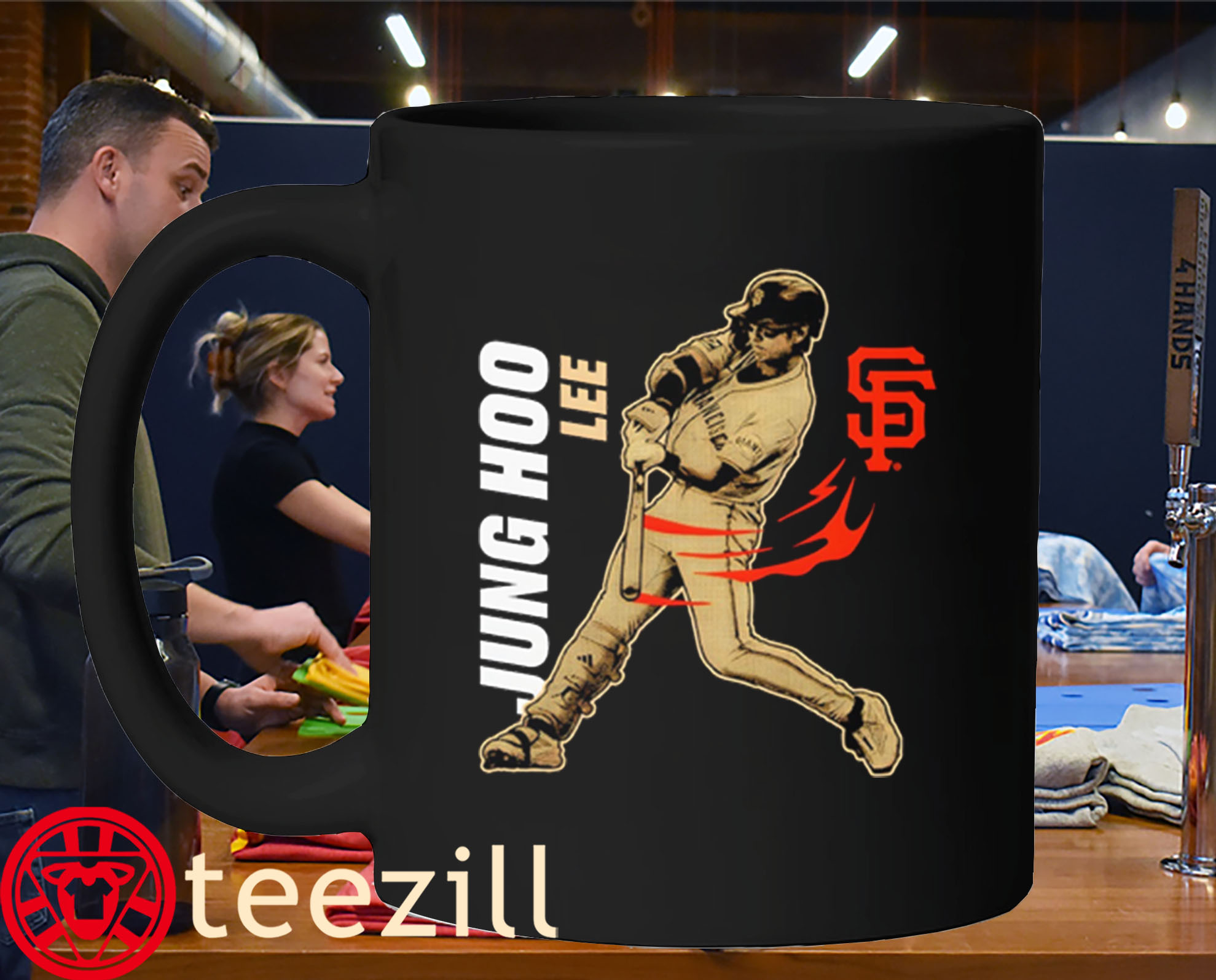 Jung Hoo Lee Player SF Giants Giants Baseball Mug