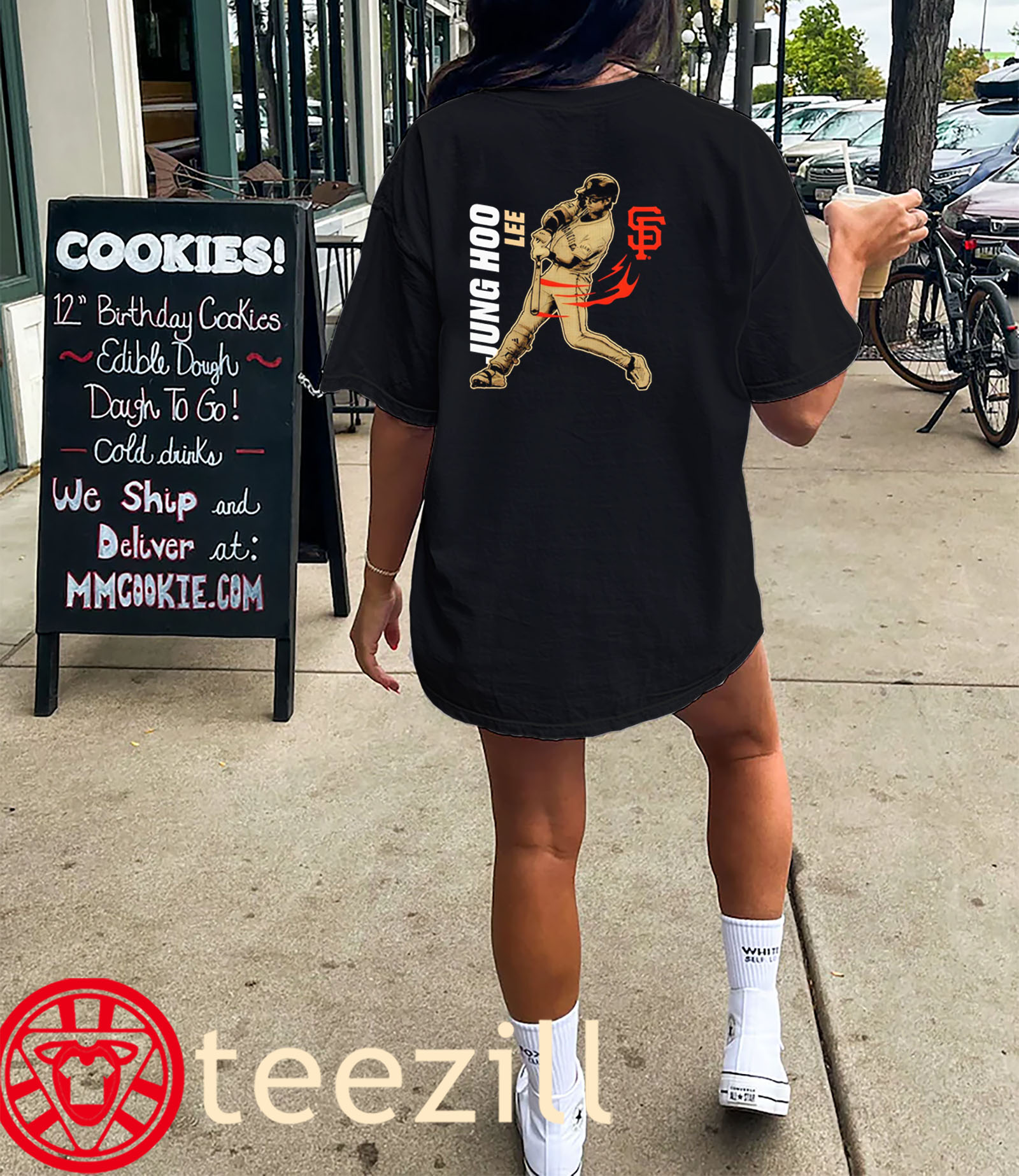 Jung Hoo Lee Player SF Giants Giants Baseball Shirt Kids