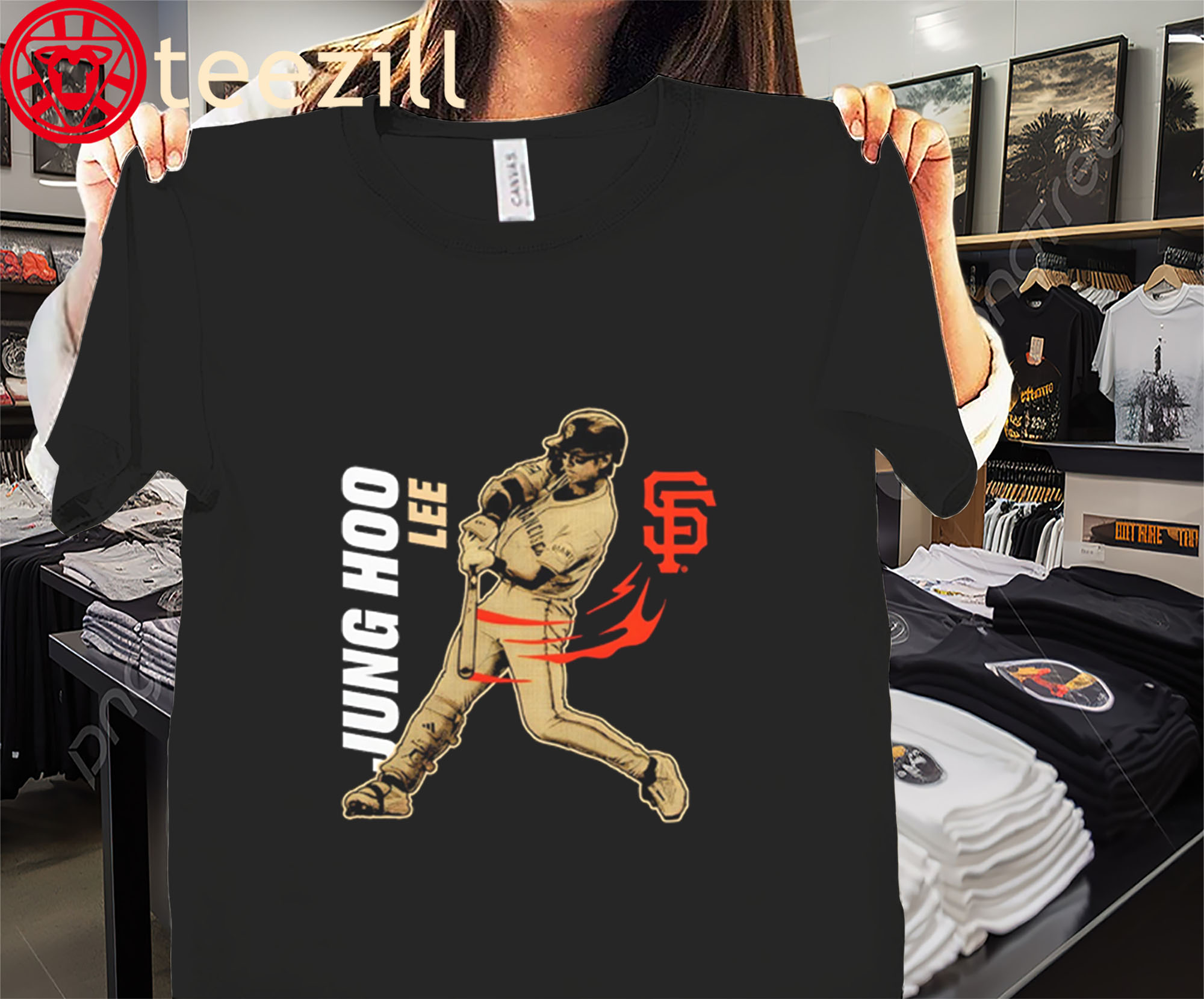 Jung Hoo Lee Player SF Giants Giants Baseball Shirt