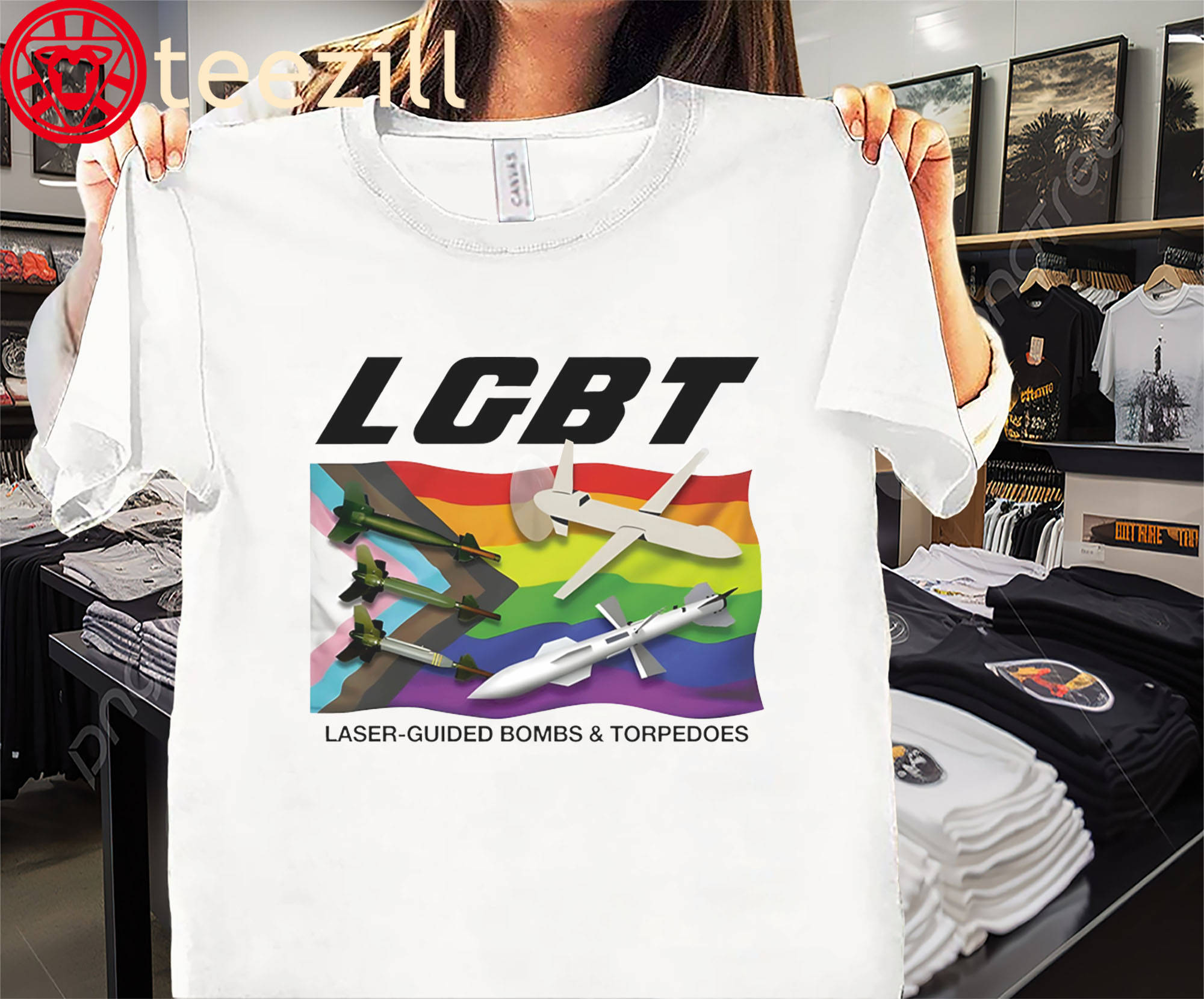 LGBT Tee Laser-Guided Bombs And Torpedoes Pride Month Shirt