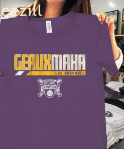 LSU Baseball '25 National Champions Omaha Geauxmaha Shirt