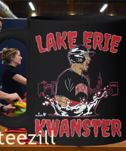 Lake Erie Kwanster Mug Steven Kwan, Cleveland Guardians Baseball