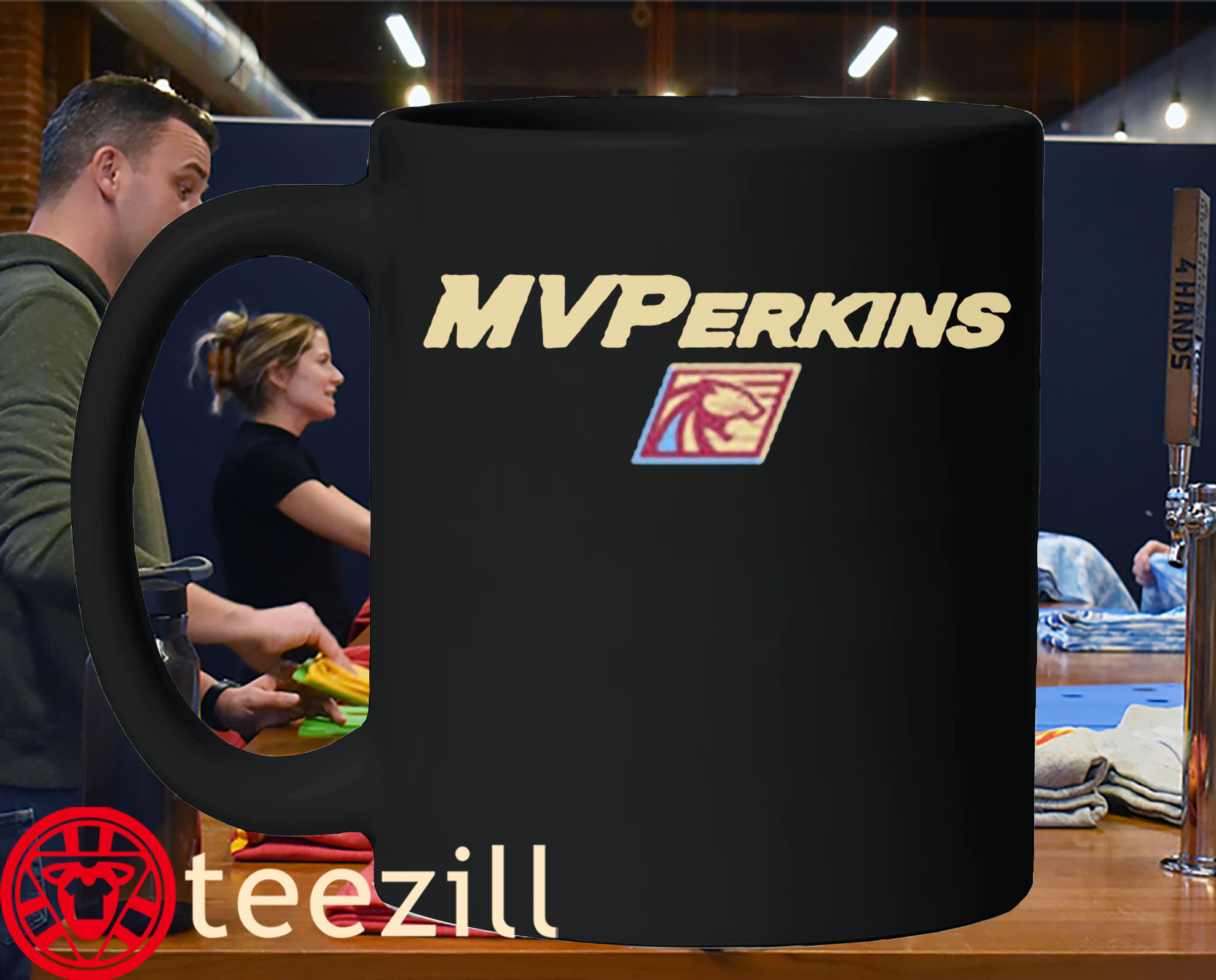 Logo Michigan Panthers Perkins Mug