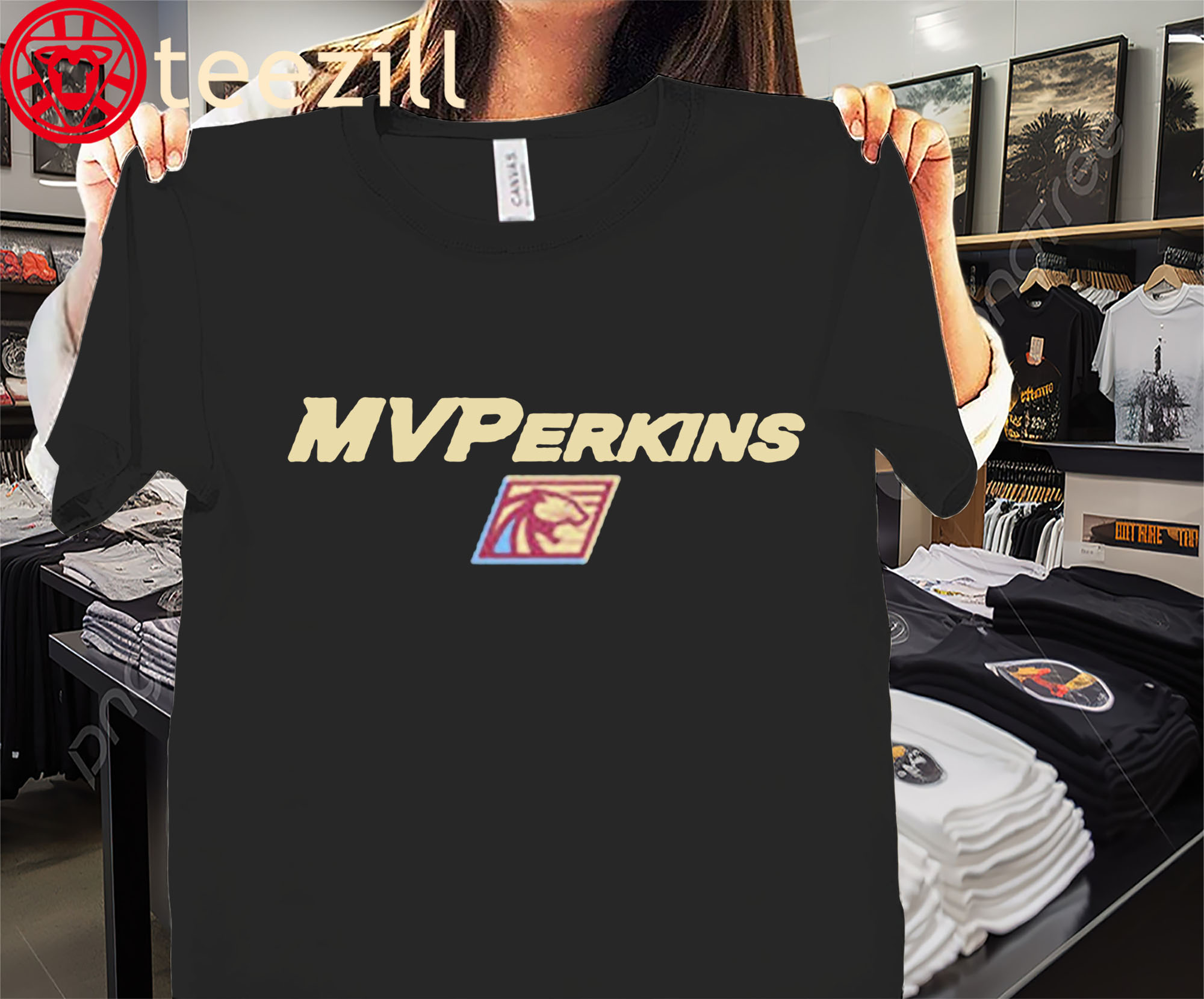 Logo Michigan Panthers Perkins Tshirt