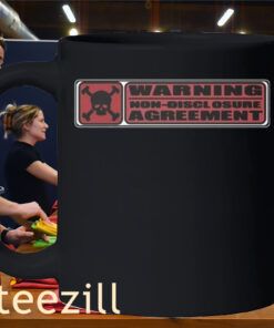 Logo Premium Warning Non Disclosure Agreement Mug