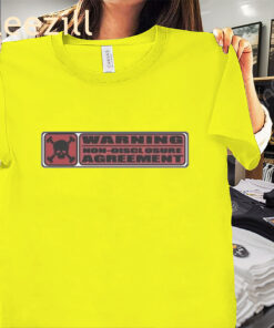 Logo Premium Warning Non Disclosure Agreement Shirt