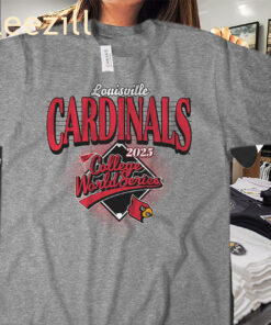 Louisville Baseball: 2025 College World Series Shirt Louisville Cardinals