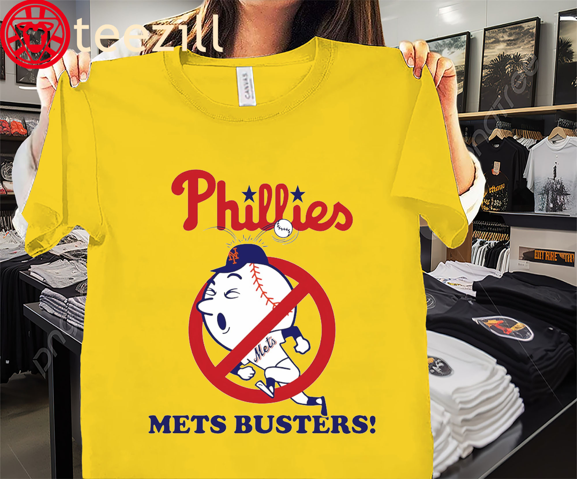 Mascot Phillies Mets Busters Premium Shirt