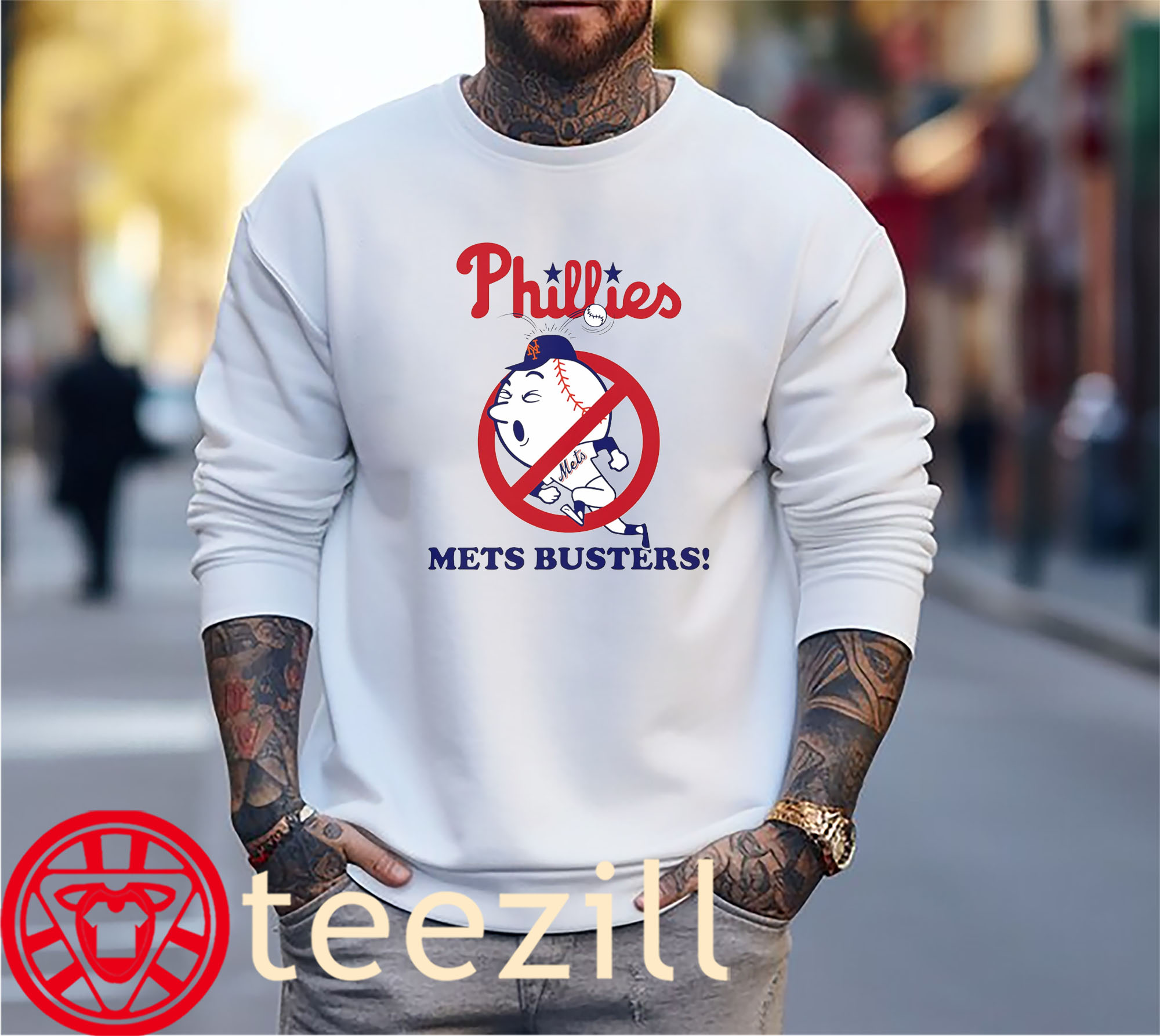 Mascot Phillies Mets Busters Premium Shirts