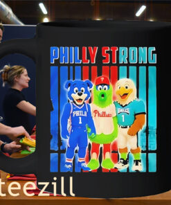 Mascot Philly Strong Hoops Home Runs and Touchdowns Mug