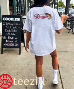 Mountain Fresh Rainier Beer Trout Fishing Premium white