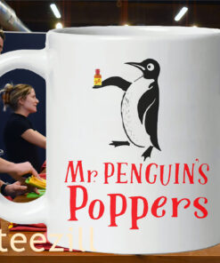 Mr. Penguin’s Poppers Funny Super Rush Mug