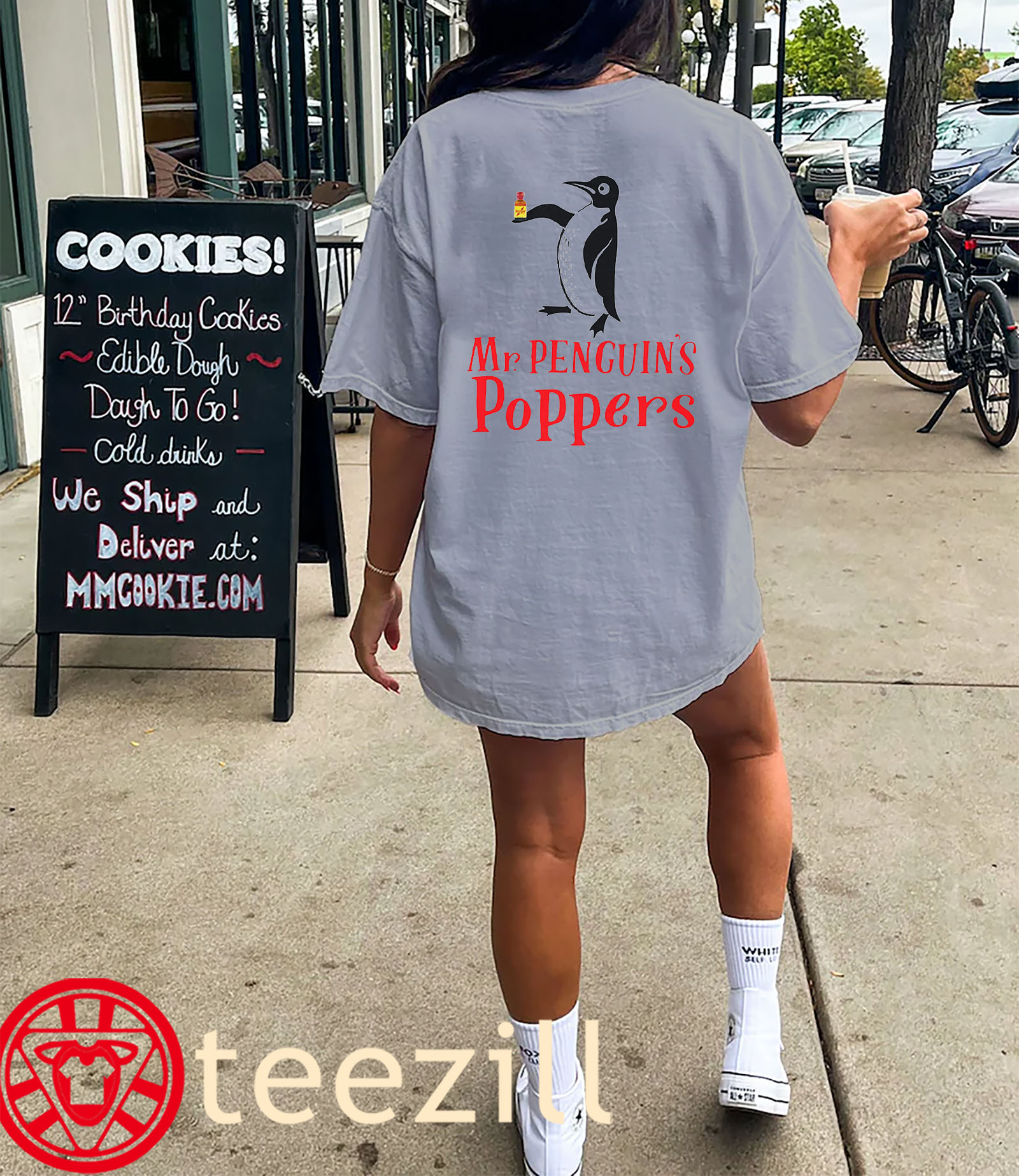 Mr. Penguin’s Poppers Funny Super Rush TShirt