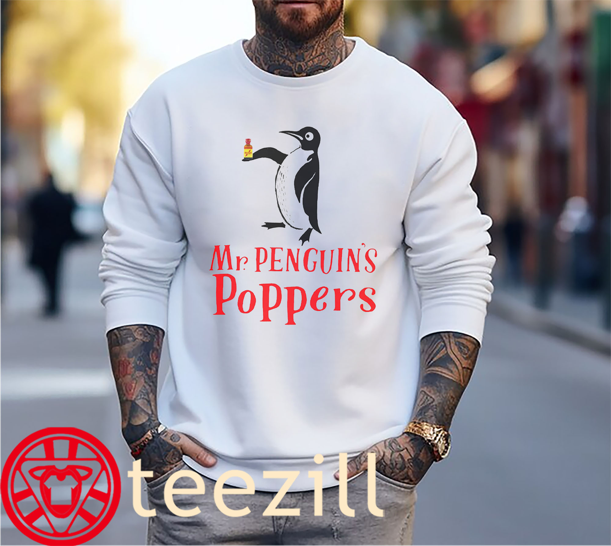 Mr. Penguin’s Poppers Funny Super Rush TShirts