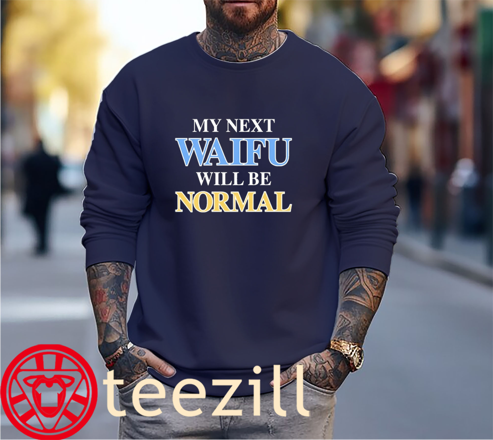 My Next Waifu Will Be Normal TShirts Funny Anime Otaku