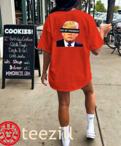 NOT My President Shirt Anti Left Memes Trump kids