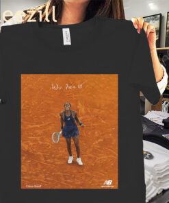 New Balance Coco Gauff Wins Her Second Major Title Win Paris Shirt