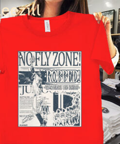 No Fly Zone Tee ROBBED! Julio Rodriguez Headline Shirt