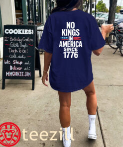 No Kings In America Since 1776 Flag Shirt Classic