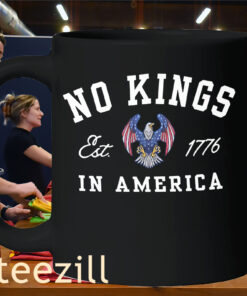 No Kings in America Tshirt - 1776 4th of July Protest Shirt - Anti-Trump Protest Shirt - Democracy Mug - Protest Gift