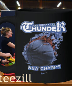 OKC 2025 NBA Finals Champions Celebration Parade Roster Mug
