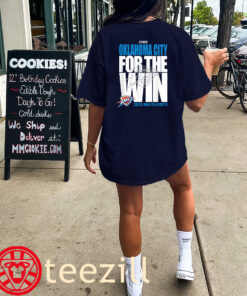 OKC Oklahoma City Thunder For the Win 2025 Playoffs Classic