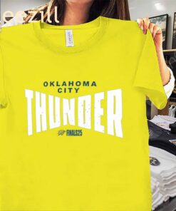 Oklahoma City Finals Tee Oklahoma City Thunder 2025 NBA Shirt