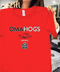 Omahogs Baseball Shirt - Arkansas Baseball - 2025 CWS