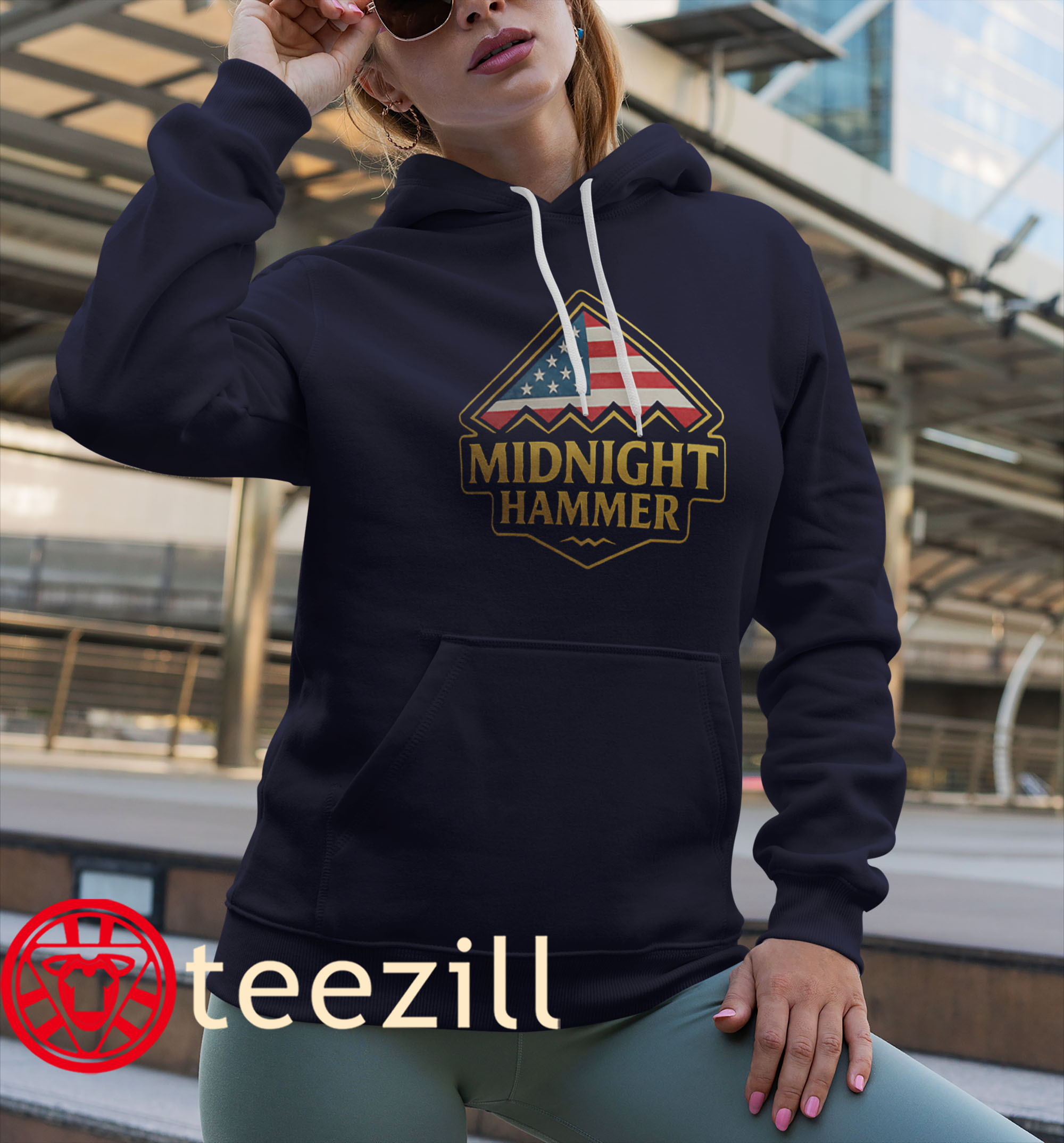 Operation Midnight Hammer B-2 Stealth Jet Military Hoodies