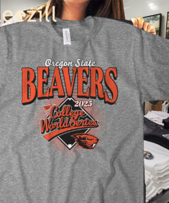 Oregon State Baseball: 2025 College World Series Shirt Oregon Beavers