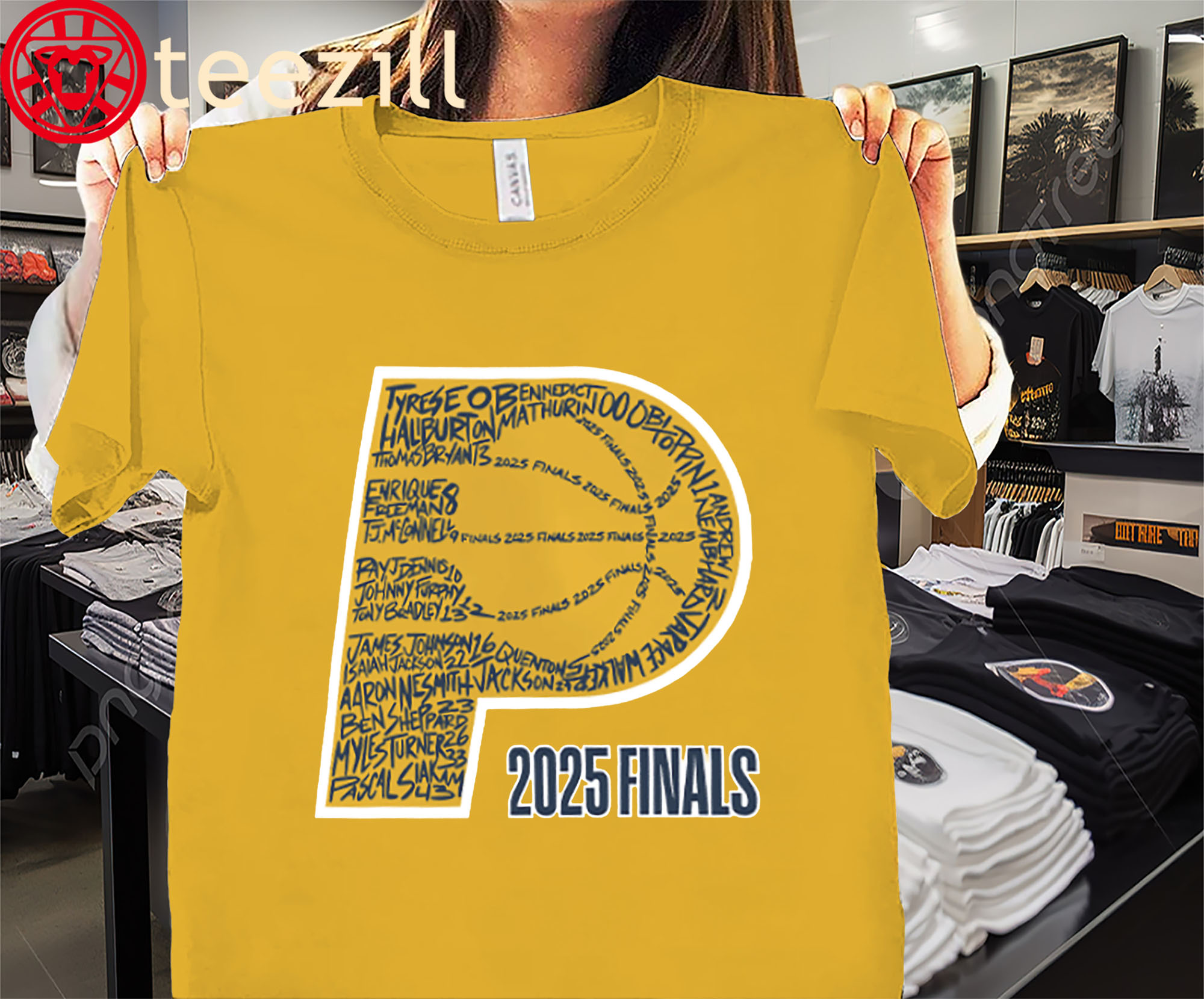 Pacers 2025 NBA Finals Game 4 Shirt - Indiana Pacers - 2025 NBA FINALS