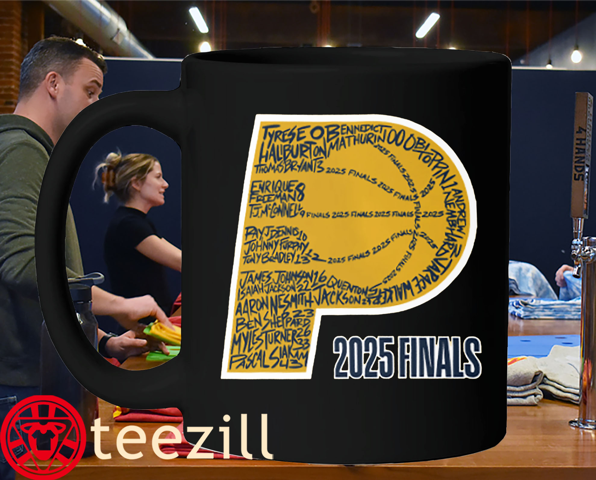 Pacers 2025 NBA Finals Game 4 TShirts - Indiana Pacerss Mug