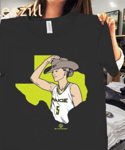 Paige Bueckers Dons Cowboy Bueckers Shirt Dallas Basketball