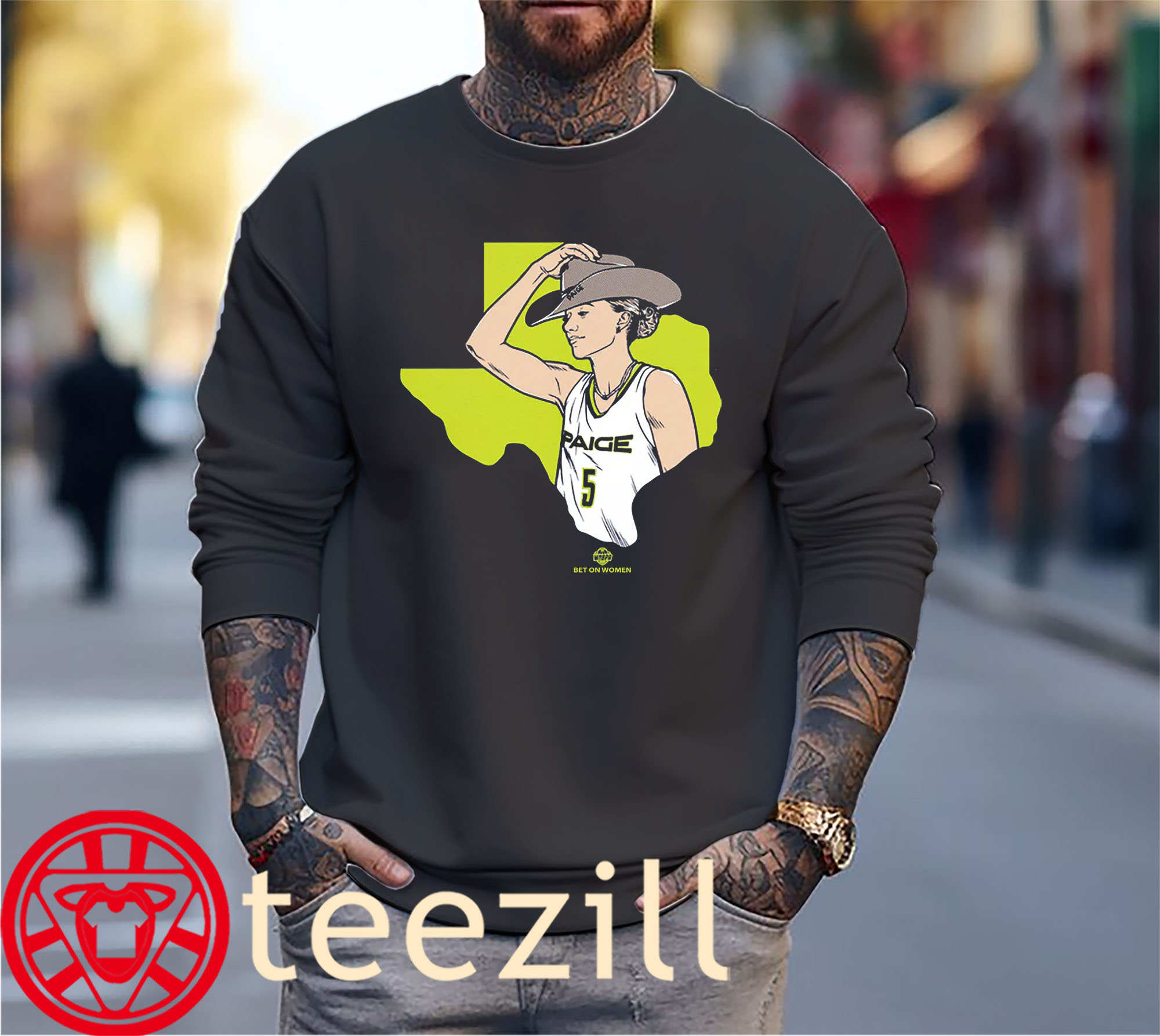 Paige Bueckers Dons Cowboy Bueckers Sweaters