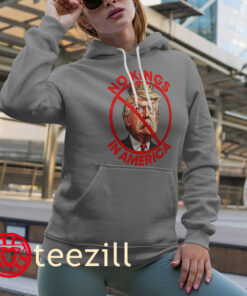 Patriotic No Kings in America Anti-Trump Shirts