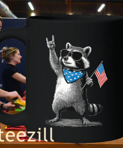 Patriotic Raccoon Funny 4Th Of July USA Shirt (4)