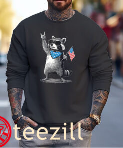 Patriotic Raccoon Funny 4Th Of July USA Shirt (5)