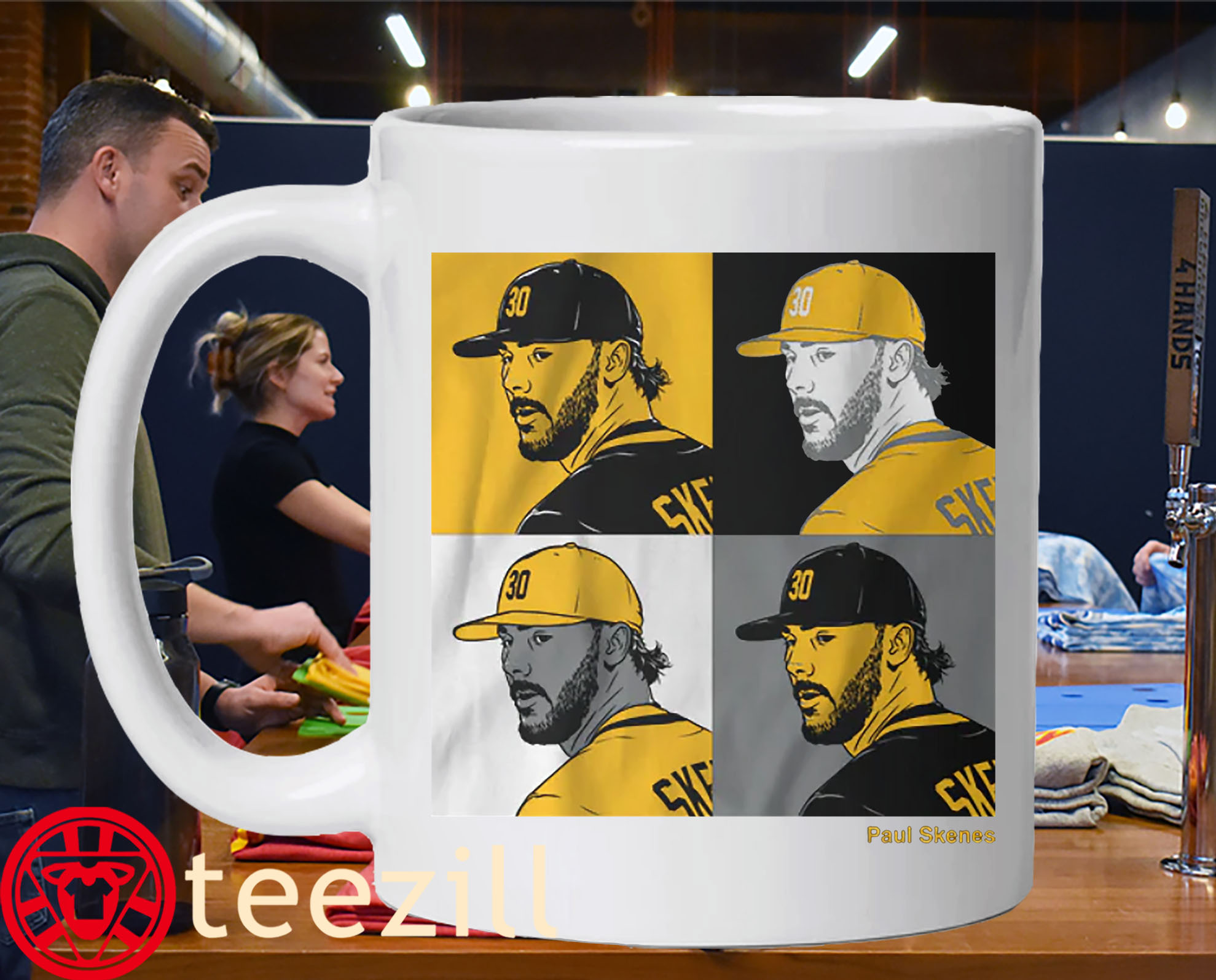 Paul Skenes Collage Panels Mug