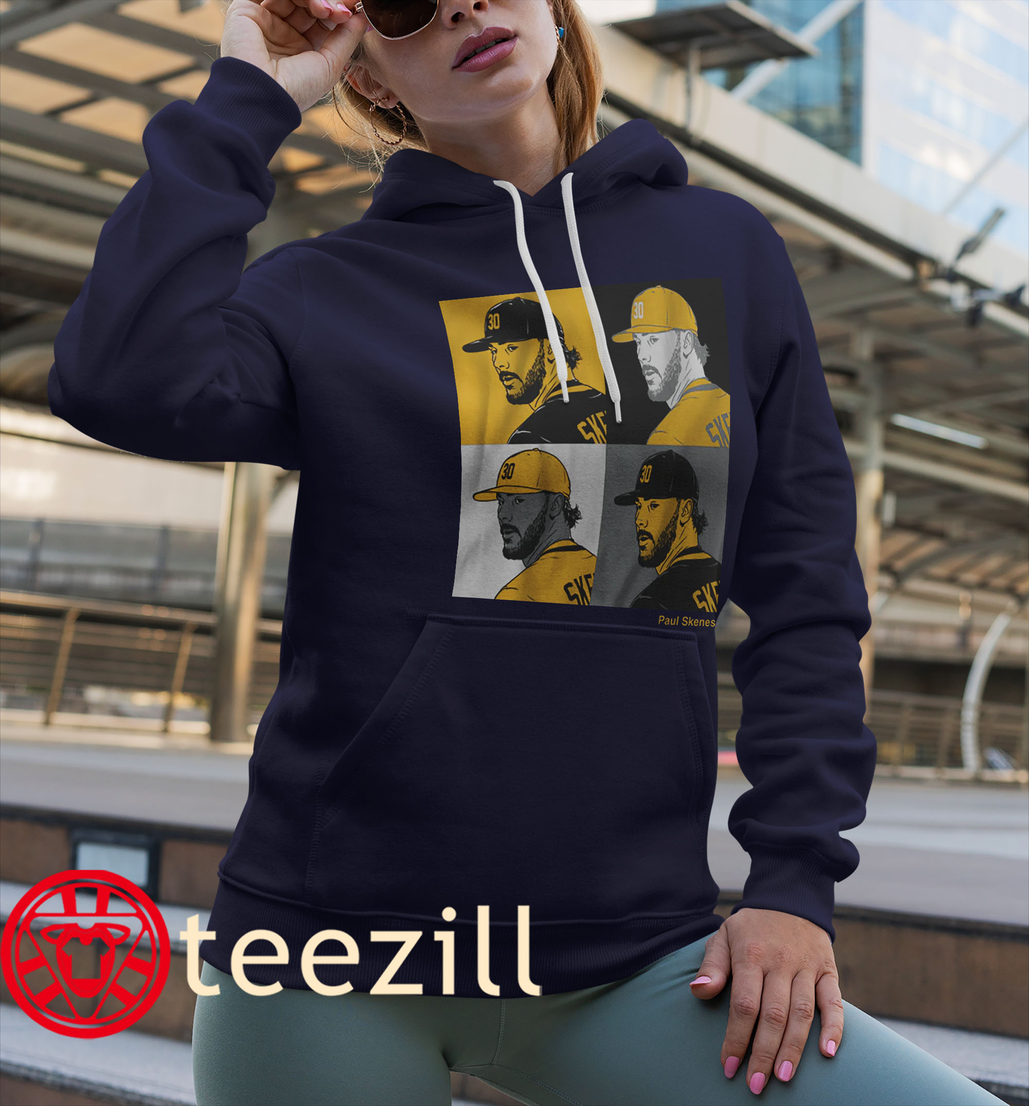 Paul Skenes Collage Panels Shirt - Pittsburgh Pirates