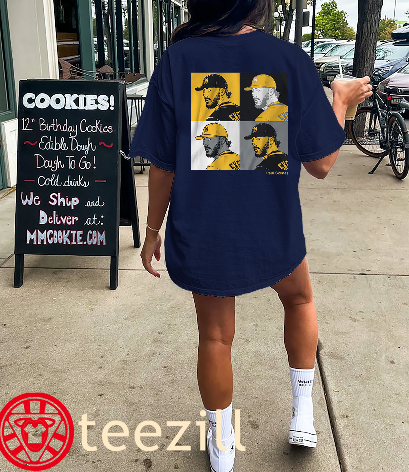 Paul Skenes Collage Panels Shirt black