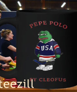 Pepe Polo by Cleofus Funny Frog Shirt Mug