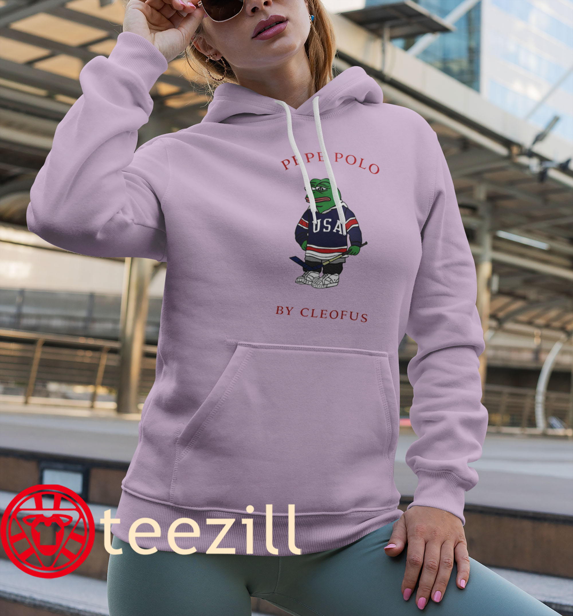 Pepe Polo by Cleofus Funny Frog Shirt tee