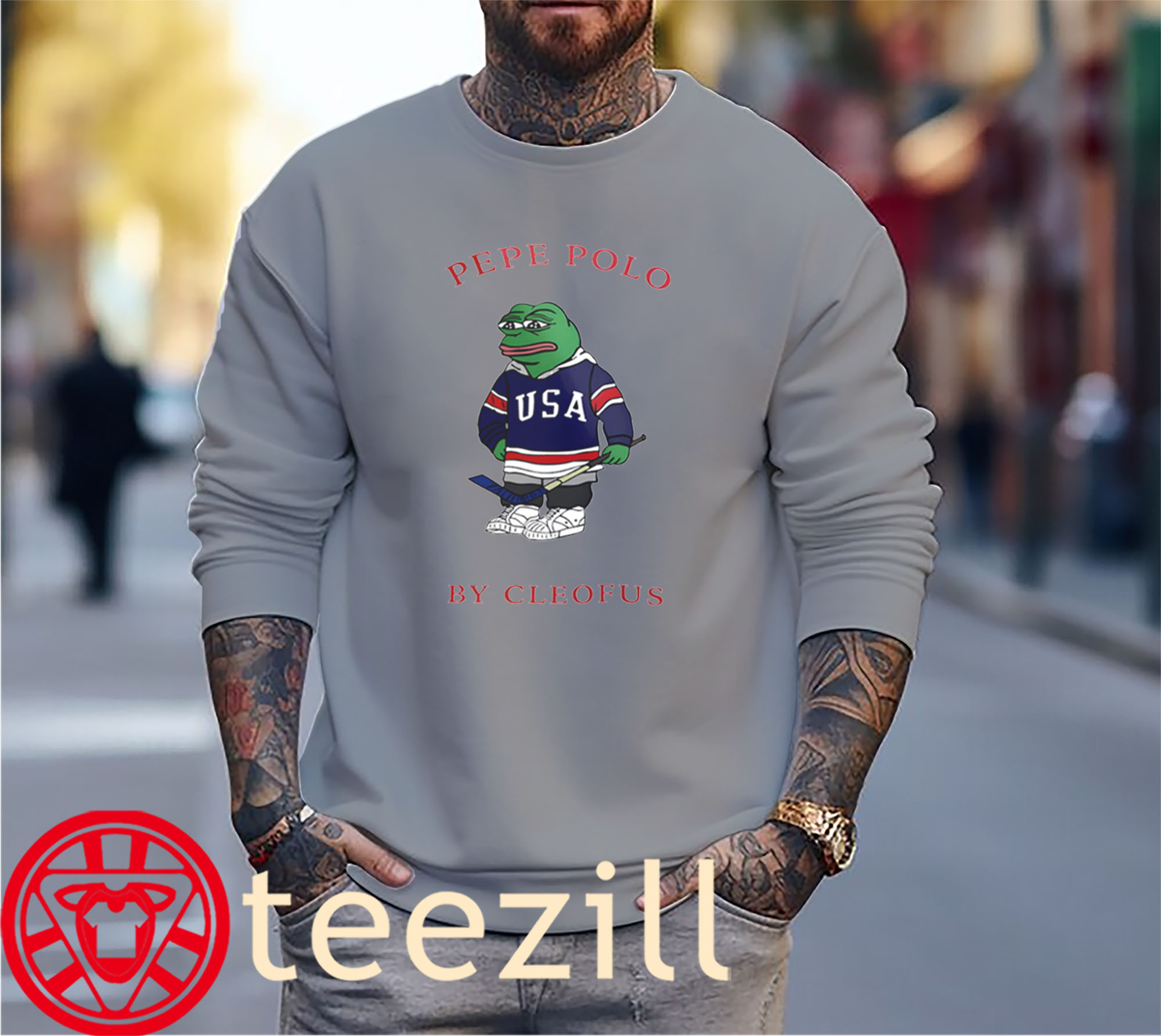 Pepe Polo by Cleofus Funny Frog Shirts