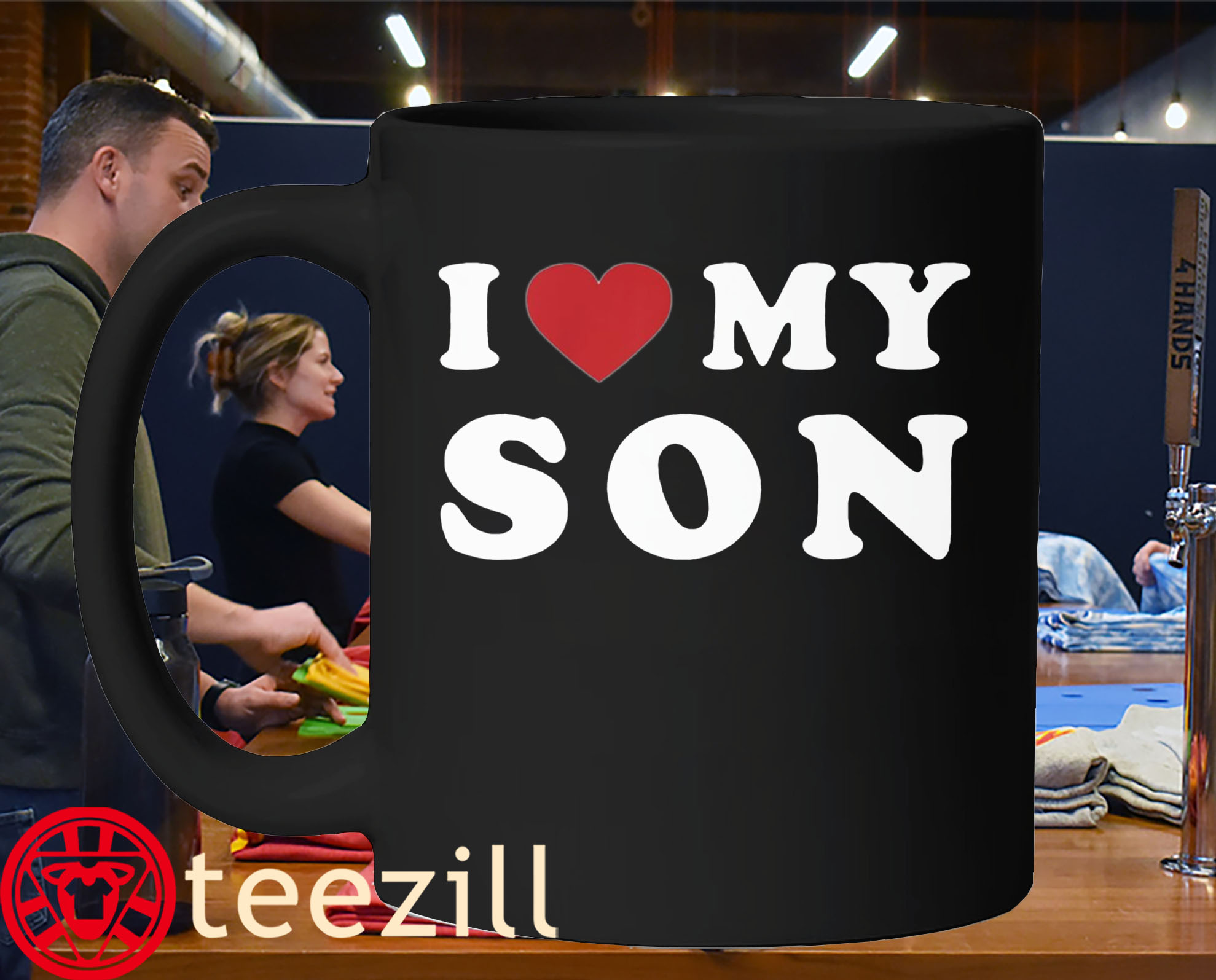 Premium I Love My Son Shirt mug