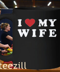 Premium I Love My Wife Shirt mug