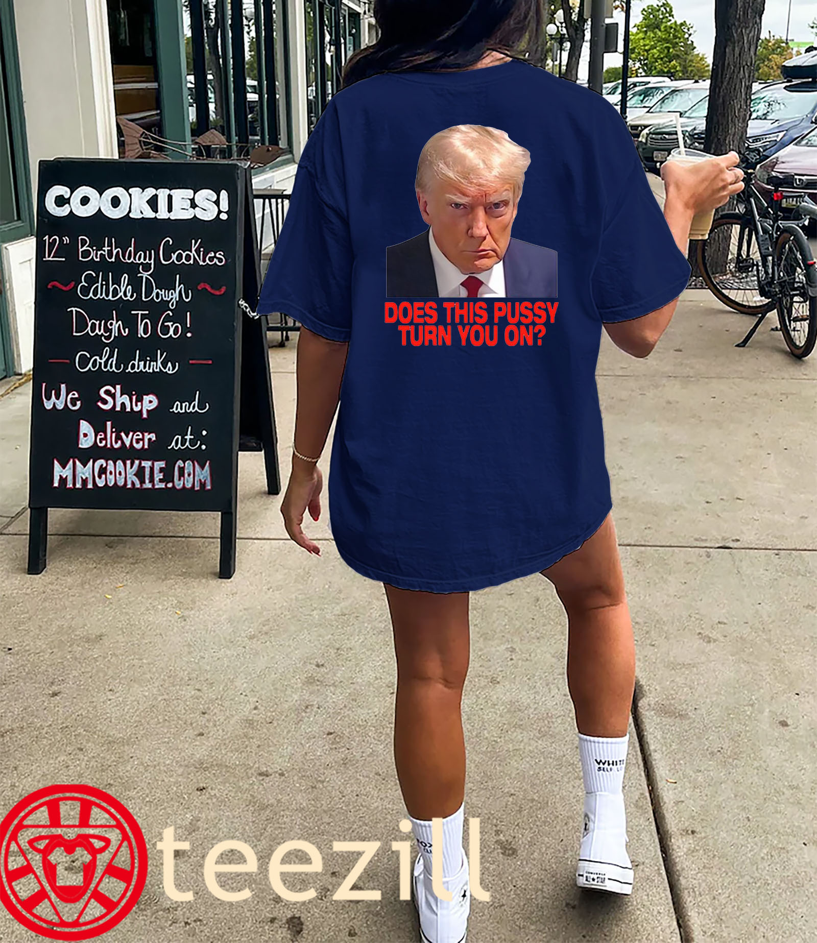 Premium U.S Donal Trump Does This Pussy Turn You On TShirts