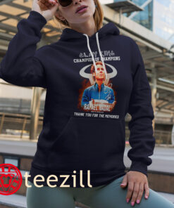 Rafael Nadal Signature Tee Thank You For The Memories Champions Shirts