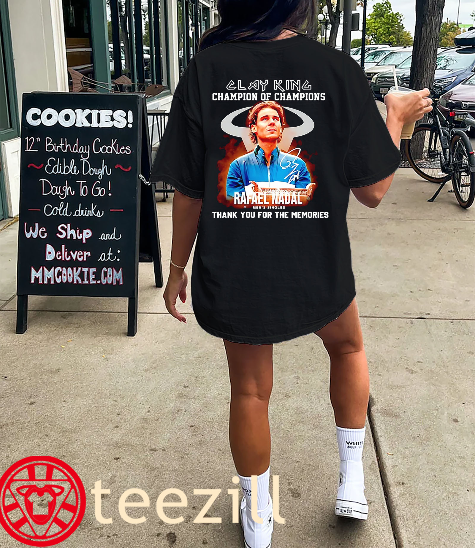 Rafael Nadal Signature Tee Thank You For The Memories Champions TShirts